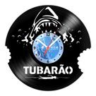 Relógio De Parede Disco Vinil Animais - Mandíbula de Tubarão - VAN-075