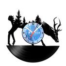 Relógio De Parede Disco Vinil Animais - Veado Campeiro - VAN-158