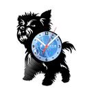 Relógio De Parede Disco Vinil Animais - Yorkshire Terrier - VAN-073 Relógio De Parede Disco Vinil Animais - Yorkshire Terrier - VAN-073