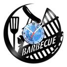 Relógio De Parede Disco Vinil Área De Churrasco - Barbecue - VAC-018 Relógio De Parede Disco Vinil Área De Churrasco - Barbecue - VAC-018