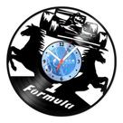 Relógio De Parede Disco Vinil Carros - Formula 1 - VCA-048