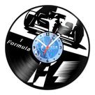 Relógio De Parede Disco Vinil Carros - Formula F1 - VCA-049