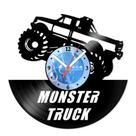 Relógio De Parede Disco Vinil Carros - Monster Truck - VCA-057