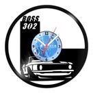 Relógio De Parede Disco Vinil Carros - Mustang Boss - VCA-054