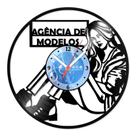 Relógio De Parede Disco Vinil Comercial - Agência de Modelos - VCM-025