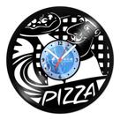 Relógio De Parede Disco Vinil Cozinha - Pizza - VCZ-050