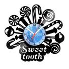 Relógio De Parede Disco Vinil Diversos - Doces Sweet Tooth - VDI-053