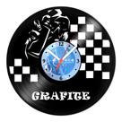 Relógio De Parede Disco Vinil Diversos - Grafite - VDI-316