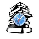 Relógio De Parede Disco Vinil Diversos - Pilha de Livros - VDI-350
