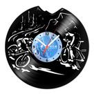 Relógio De Parede Disco Vinil Esportes - Ciclismo Radical - VES-047 Relógio De Parede Disco Vinil Esportes - Ciclismo Radical - VES-047