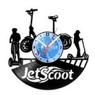 Relógio De Parede Disco Vinil Esportes - Patinete - VES-191 Relógio De Parede Disco Vinil Esportes - Patinete - VES-191