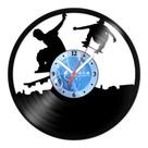 Relógio De Parede Disco Vinil Esportes - Skate Radical - VES-069 Relógio De Parede Disco Vinil Esportes - Skate Radical - VES-069
