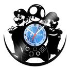 Relógio De Parede Disco Vinil Jogos e Games - Luigi Super Mário - VJG-050