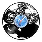 Relógio De Parede Disco Vinil Motos - Chopper - VMO-007 Relógio De Parede Disco Vinil Motos - Chopper - VMO-007
