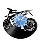 Relógio De Parede Disco Vinil Motos - Trilha - VMO-004 Relógio De Parede Disco Vinil Motos - Trilha - VMO-004