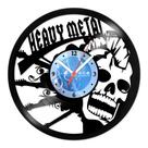 Relógio De Parede Disco Vinil Música - Heavy Metal - VMU-056 Relógio De Parede Disco Vinil Música - Heavy Metal - VMU-056