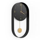 Relógio de parede Driini Modern Pendulum 20cm Metal Frame