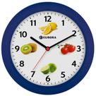 Relógio de Parede Eurora Redondo Frutas 6522 (24,5 Cm)