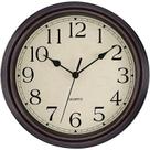Relógio de parede Foxtop Retro Silent Non-Ticking 30 cm Bronze