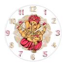 Relógio de parede Ganesh de 12 polegadas com design acrílico silencioso e sem tique-taque Relógio de parede Ganesh de 12 polegadas com design acrílico silencioso e sem tique-taque