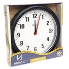 Relógio de Parede Herweg Quartz Analógico Redondo Preto 6102 - 034