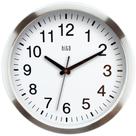 Relógio de parede HITO 14" Silent Sweep Aluminium Frame Silver
