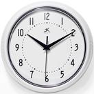 Relógio de parede Infinity Instruments Retro 24cm branco