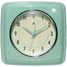 Relógio de parede Infinity Instruments Square Retro 23,5 cm verde