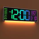 Relógio de parede JALL 16 Large Digital com temporizador de contagem regressiva LED