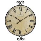 Relógio de parede JUMBO DECOR Farmhouse Retro Gold 43x34cm Ferro