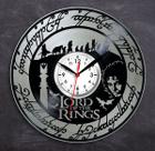 Relógio de parede Lords of Rings Bagginss Vinyl Record Anime 30cm