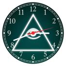 Relógio De Parede Maçonaria Illuminati Olho Pirâmide Lojas Salas Quartos Quartz Tamanho 40 Cm RC000