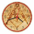 Relógio De Parede Maçonaria Illuminati Olho Pirâmide Lojas Salas Quartos Quartz Tamanho 40 Cm RC006