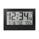 Relógio de parede MARATHON Atomic com luz de fundo automática de 25 cm