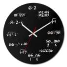 Relógio de parede Mathematical Anime Vinyl Record preto 32cm Relógio de parede Mathematical Anime Vinyl Record preto 32cm