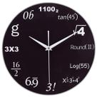 Relógio de parede Mathematical Formula Vinyl Record Anime Black Relógio de parede Mathematical Formula Vinyl Record Anime Black