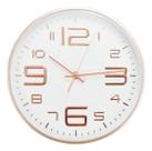 Relógio De Parede Moderno Pequeno Rosê - 24.5cm