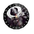 Relógio de parede Moons Knights Silent Non-Ticking 15 cm de vidro+acrílico Relógio de parede Moons Knights Silent Non-Ticking 15 cm de vidro+acrílico
