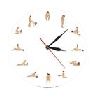 Relógio de parede Novelty Anime Vinyl Record Love Position Men Relógio de parede Novelty Anime Vinyl Record Love Position Men