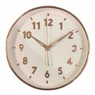 Relógio de Parede Redondo Branco e Gold 23 cm Casa Del Grande Relógio de Parede Redondo Branco e Gold 23 cm Casa Del Grande