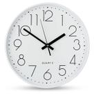 Relógio de Parede Redondo Decorativo Grande 30cm Ponteiro Silencioso Quartz Decoração para Cozinha Sala Casa ou Escritório