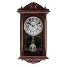 Relógio de Parede Retangular com Pêndulo Estilo Retrô Quartz Marrom Relógio de Parede Retangular com Pêndulo Estilo Retrô Quartz Marrom