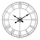 Relógio de parede Roman Iron Black de estilo europeu 60cm