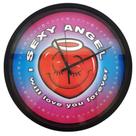 Relógio de Parede Romantic Love Ø25cm Sexy Angel I Will Love You Forever - Saldão