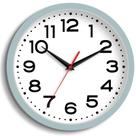 Relógio de parede Roymnie Silent Non-Ticking 30cm azul cinza