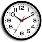 Relógio de parede Roymnie Silent Non-Ticking de 20 cm operado por bateria