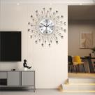 Relógio de parede SHUNZY Modern Silent 60 cm Silver Drop Crystal Relógio de parede SHUNZY Modern Silent 60 cm Silver Drop Crystal
