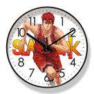 Relógio de parede Slams Dunks Silent Non-Ticking 25 cm de vidro+ABS Relógio de parede Slams Dunks Silent Non-Ticking 25 cm de vidro+ABS