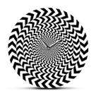 Relógio de parede Spiral Geometric Optical Illusion 30cm acrílico