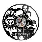 Relógio de parede Supernaturals Dean Sam, disco de vinil anime
